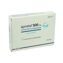 Apiretal 500 Mg Compresse Orodispersibili, 12 Compresse