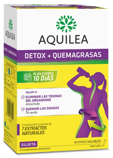 Aquilea Detox + Quemagrasas 15 sticks