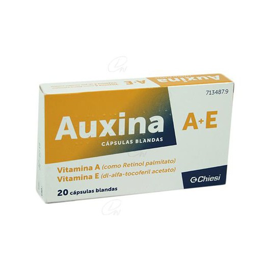 Auxina A+E Capsulas Blandas, 20 Cápsulas