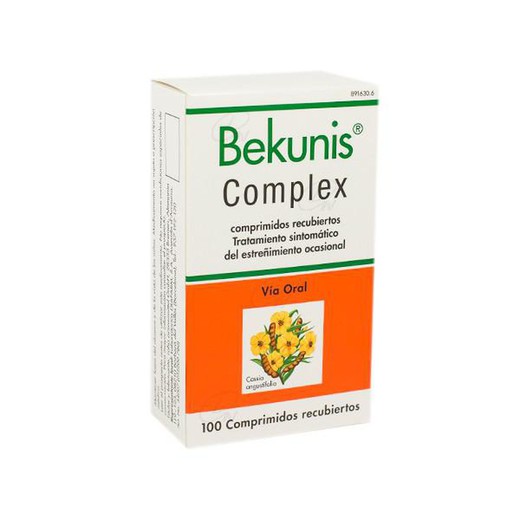 Comprimidos revestidos de complexo Bekunis, 100 comprimidos