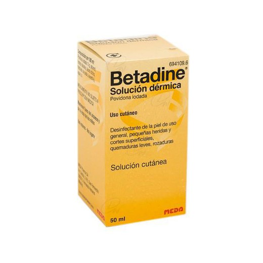 Betadine Soluzione Dermica, 1 Flacone da 50 Ml