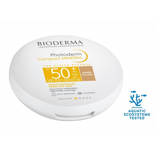 Bioderma Photoderm Compact Mineral Dorado Spf 50