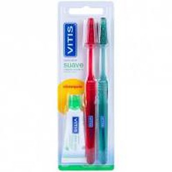 Vitis Dental Cepillo Suave Duplo