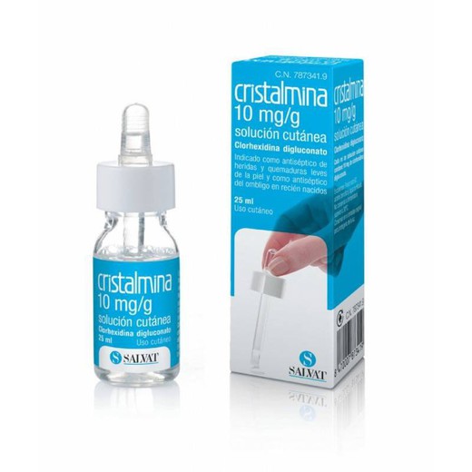 Cristalmina 10 Mg/Ml Solucion Cutanea, 1 Frasco De 25 Ml