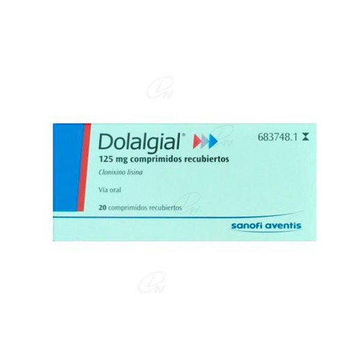 Dolalgial 125 mg überzogene Tabletten, 20 Tabletten