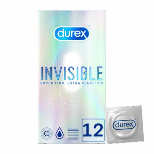 Durex Invisible Extra Sensible 12 unités