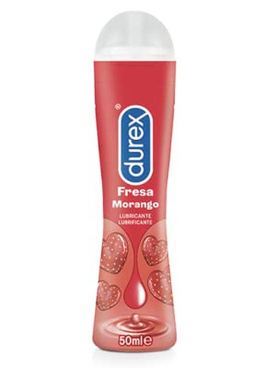 Lubrificante com sabor de morango Durex Morango 50 ml