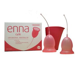 Enna cycle copa menstrual. No incluye aplicador.