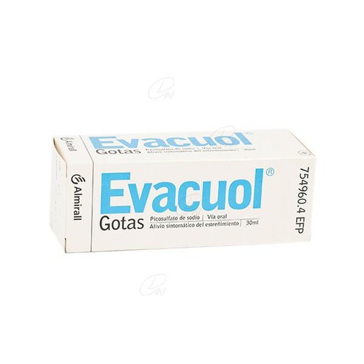 Evacuol 7,5 Mg/Ml Gotas Orales En Solución, 1 Frasco De 30 Ml
