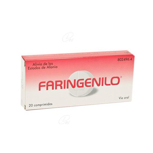 Faringenil, 20 comprimidos