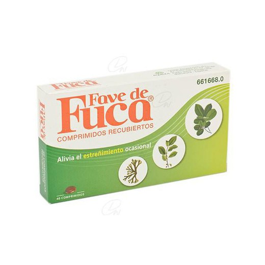 Comprimidos revestidos Fave De Fuca, 40 comprimidos