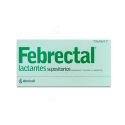 Febrectal nourrissons 150 mg suppositoires, 6 suppositoires