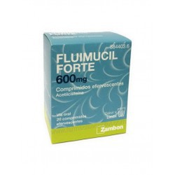 Fluimucil Forte 600 Mg Comprimidos Efervescentes, 20 Comprimidos