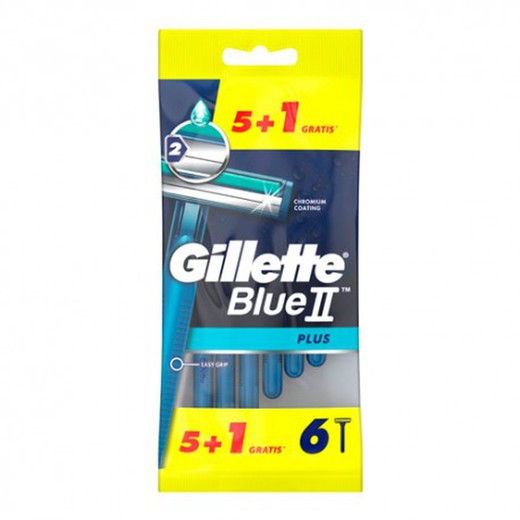 Gillette Blue Ii Plus 6 unità