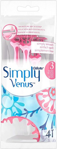 Gillette Simply Venus 4 unités