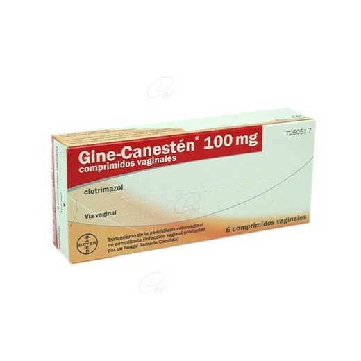 Gine-Canesten 100 mg Vaginaltabletten, 6 Tabletten