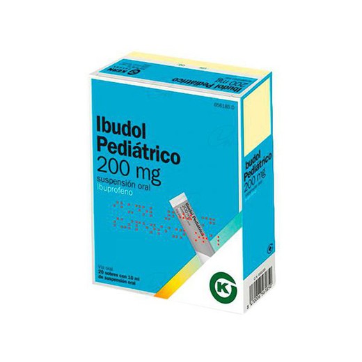 Ibudol Pédiatrique 200 Mg Suspension Orale, 20 Sachets