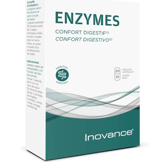 Inovance enzymes 20 cápsulas