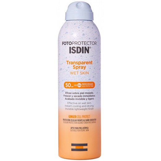 Isdin Photoprotector 50 SPF UVB / UVA transparentes Spray 250 ml