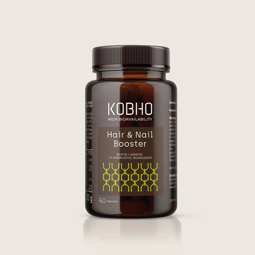 Kobho Hair & Nail Booster 60 caps 2 meses