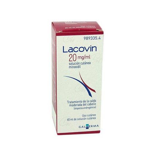 Lacovin 20 Mg / Ml Solução Dérmica, 1 Frasco de 60 Ml