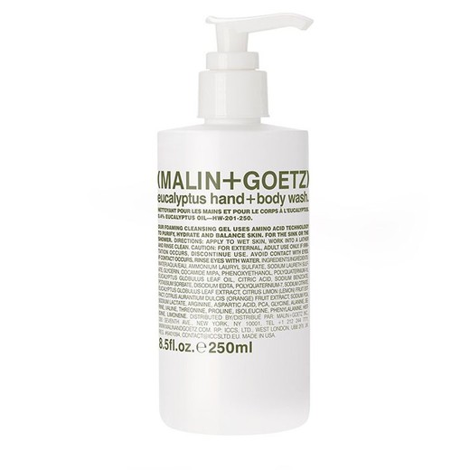 Malin + Goetz Eucalyptus para lavagem de mãos e corpo 250 ML
