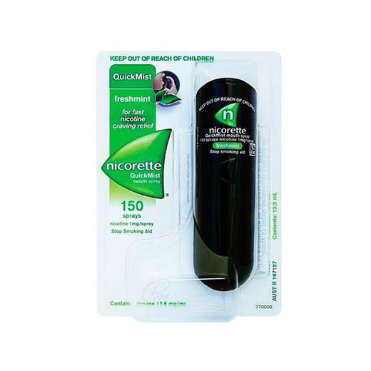 Nicorette Bucomist 1 Mg/Impulso Soluzione Per Spray Orale, Dispenser 1x1 13,2 Ml