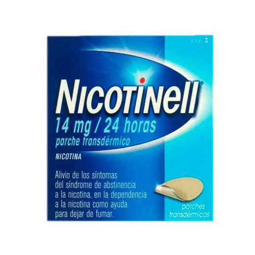 Nicotinell 14 mg/24 Stunden transdermales Pflaster, 14 Pflaster