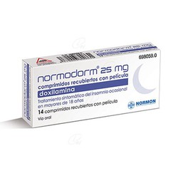 Comprimés pelliculés Normodorm 25 mg, 14 comprimés
