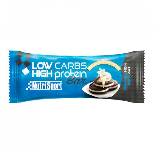 Nutrisport Low Carbs Biscuits et crème riches en protéines 60g