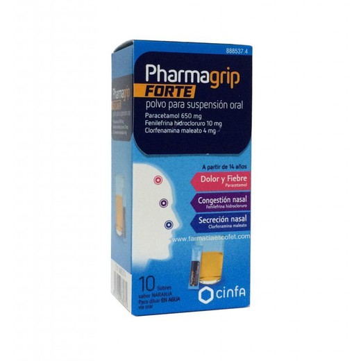 Pharmagrip Polvere Per Sospensione Orale, 10 Bustine