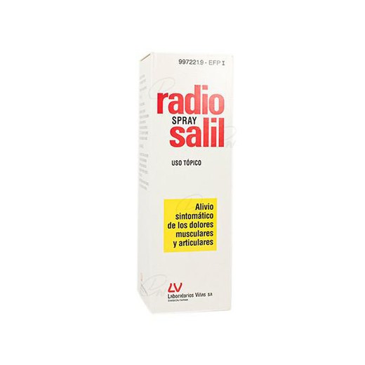 Radio Salil Spray Solution pour Pulvérisation Peau, 1 Bidon Pression de 130 Ml