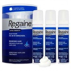Regaine 50mg/g Skin Foam 3 pots 60g