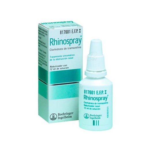 Rhinospray 1,18 mg / Ml de solução de spray nasal, 1 frasco de spray de 12 ml