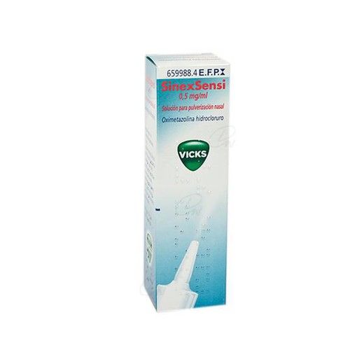 Sinexsensi 0,5 mg/ml de solution pour pulvérisation nasale, 1 flacon pulvérisateur de 15 ml