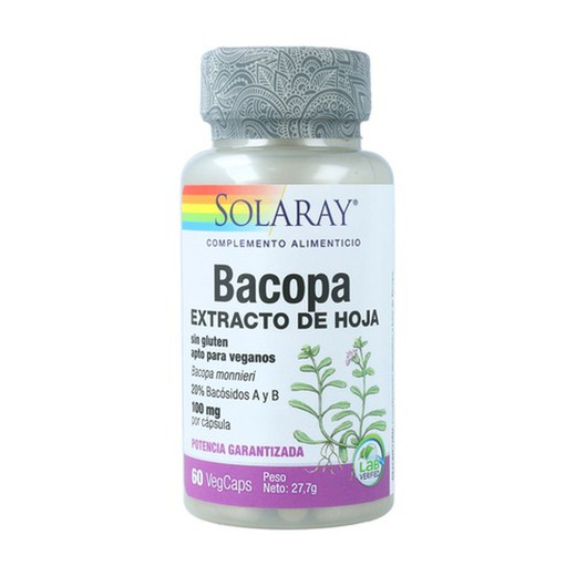 Solaray Bacopa X 60 Capsules