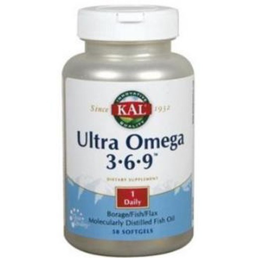 Solaray Kal Ultra Omega 3 6 9 50 Per