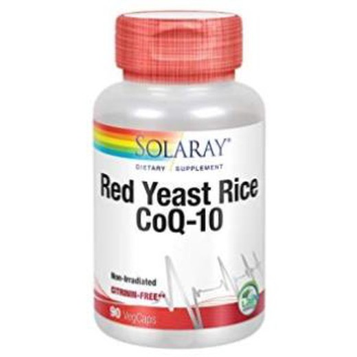 Solaray Red Yeast Rice + Q10 60 cápsulas