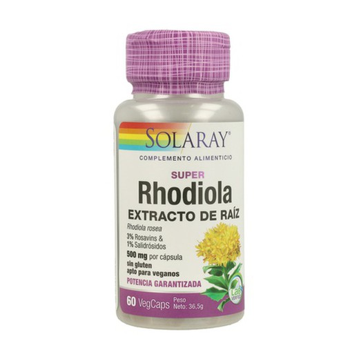 Solaray Super Rhodiola 60 Capsules