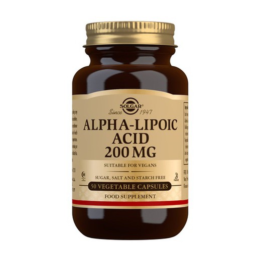 Solgar Alpha Lipoic Acid 250 Mg 50 Cápsulas