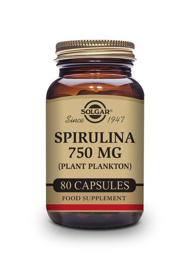 Solgar Spirulina 750mg 80 Comp