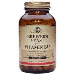 Levedura de cerveja Solgar Vit B12 250 comprimidos