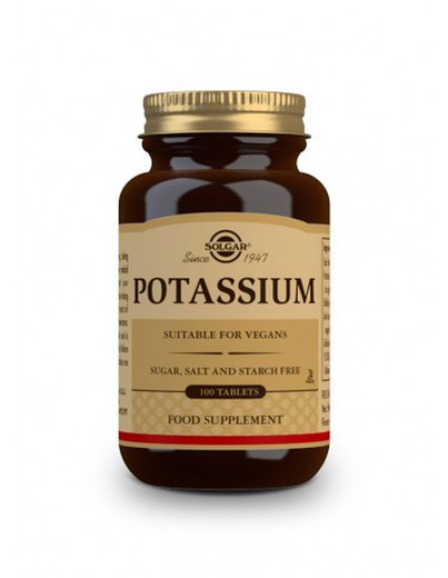 Solgar Potassium 100 Comprimés