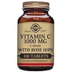 Solgar Vitamina C 1000 mg Rose Hips 100 Cp