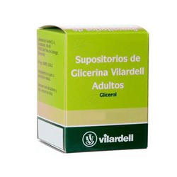 Suppositoires à la glycérine adulte Vilardell, 12 suppositoires