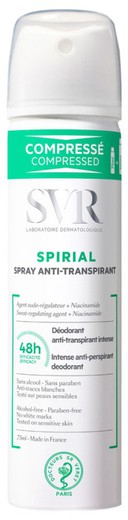 SVR Spirial Spray anti transpirant 75 ml