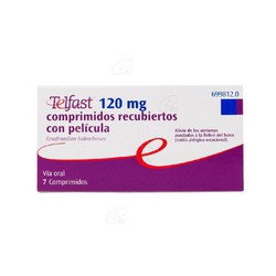 Telfast 120 mg compresse rivestite con film, 7 compresse