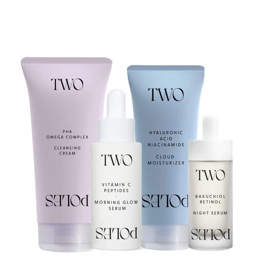 Two Poles: THE ESSENTIAL ROUTINE: Cleansing cream + Morning Glow + Cloud Moisturizer + Night Serum