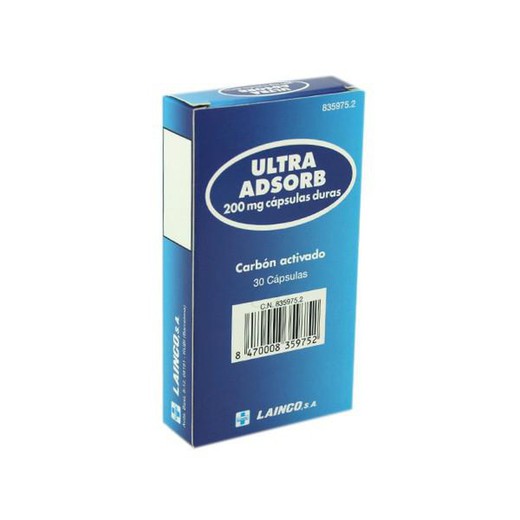 Ultra Adsorb 200 Mg Capsule Rigide, 30 Capsule