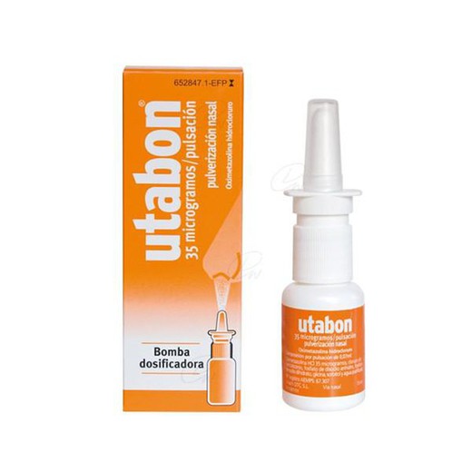 Utabon 0,5 Mg/Ml Solucion Para Pulverizacion Nasal Con Bomba Dosificadora, 1 Envase Pulverizador De 15 Ml